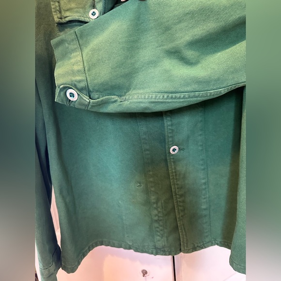 Urban Outfitters Green Denim Jacket - Picture 3 of 5